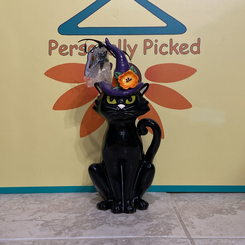 Blue Sky Clayworks WITCH HAT CAT Figurine